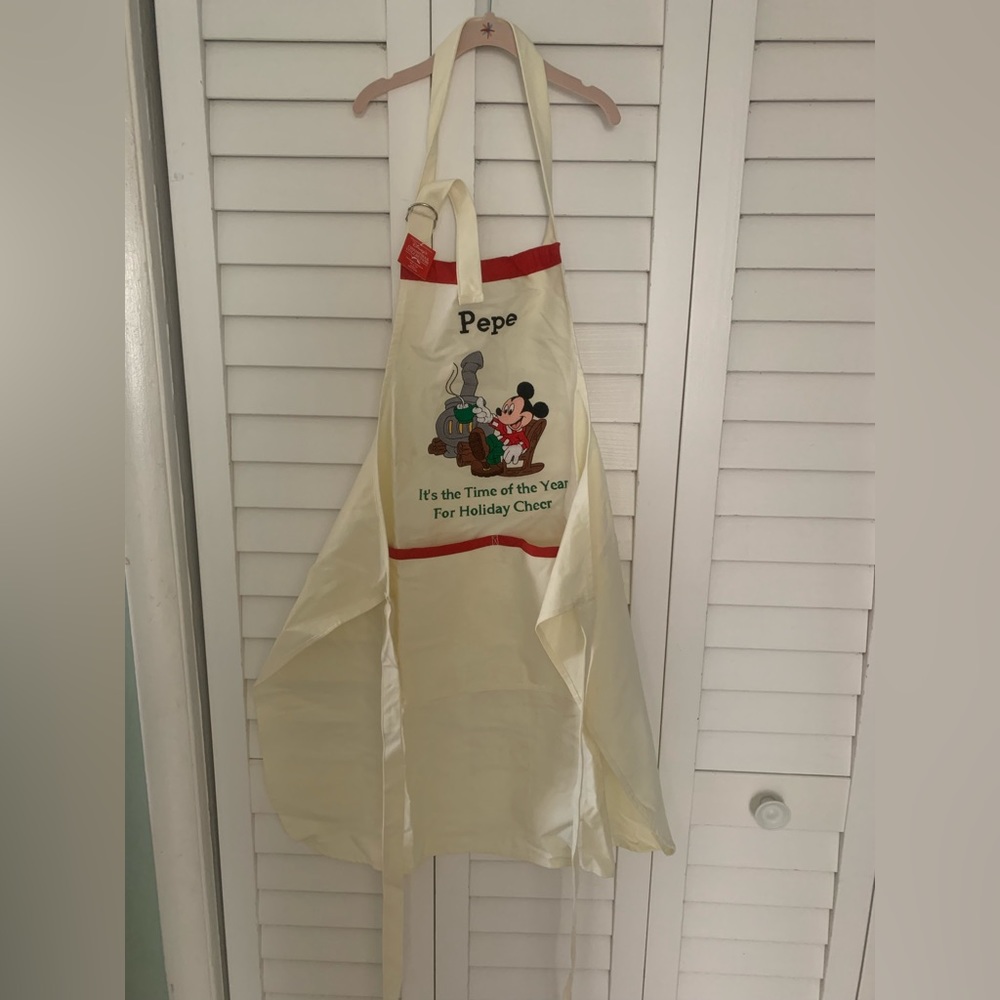 Disney Monogram “Pepe” Christmas Apron